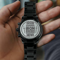 Men's Watch - Iron Sharpens Iron (Proverbs 2717)