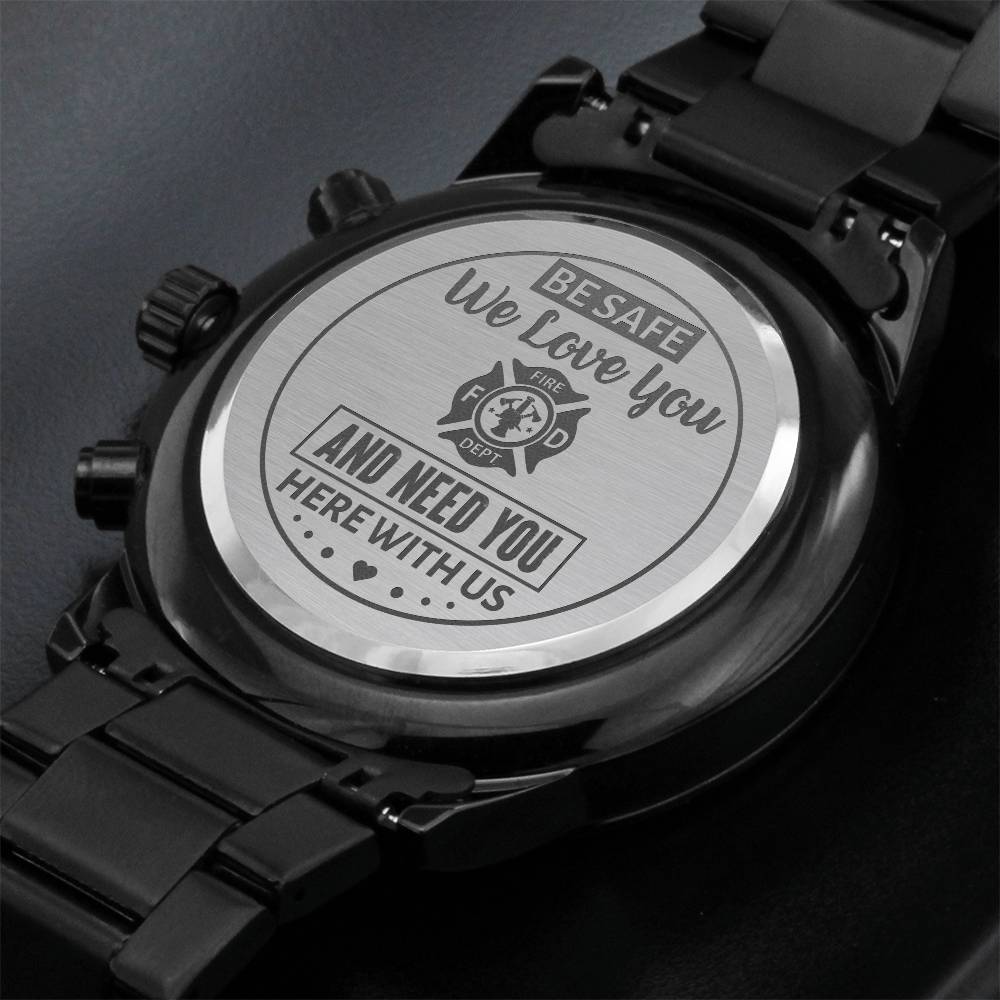 Men's Watch. To My Firefighter Husband