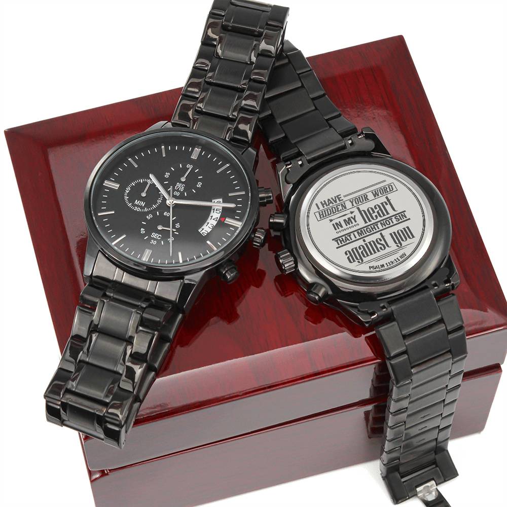 Men's Watch-I Have Hidden Your Word (Psalm 11911)