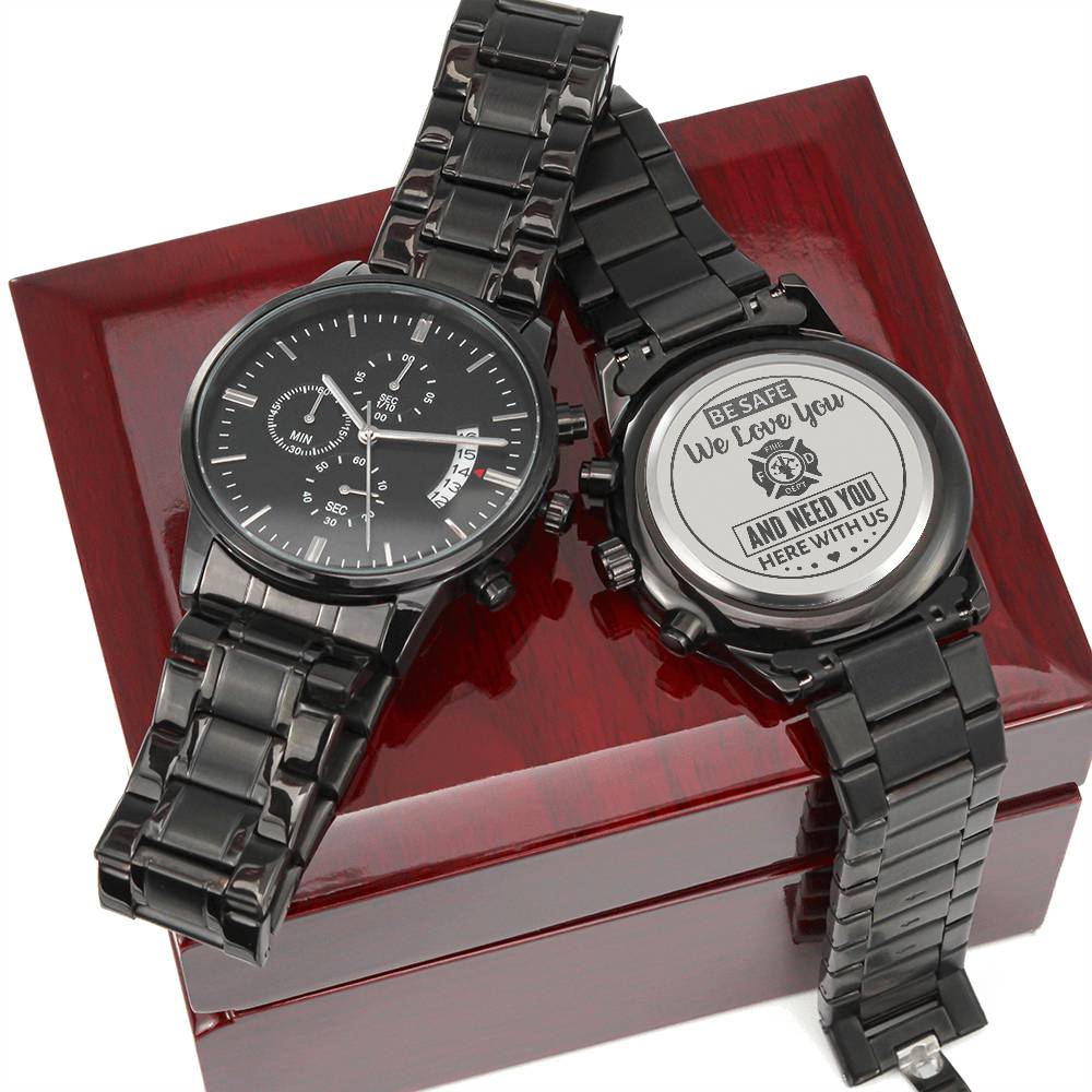 Men's Watch. To My Firefighter Husband