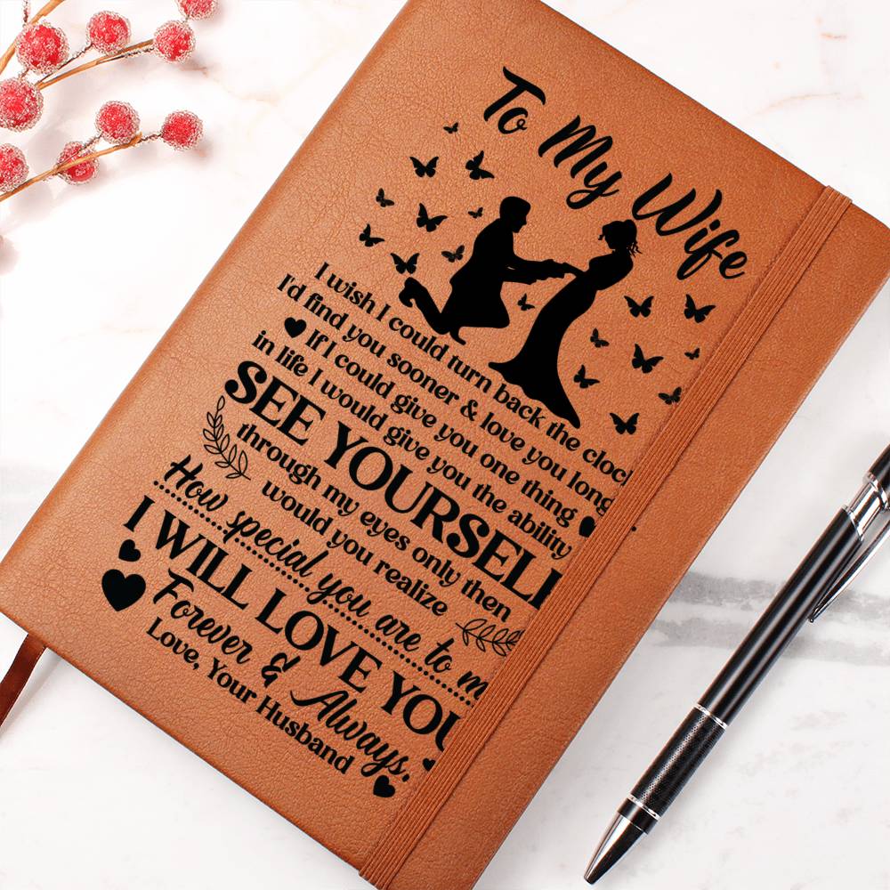 Personalized Journal - "For My Wife"
