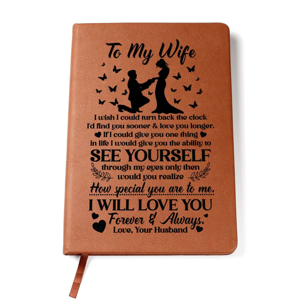Personalized Journal - "For My Wife"