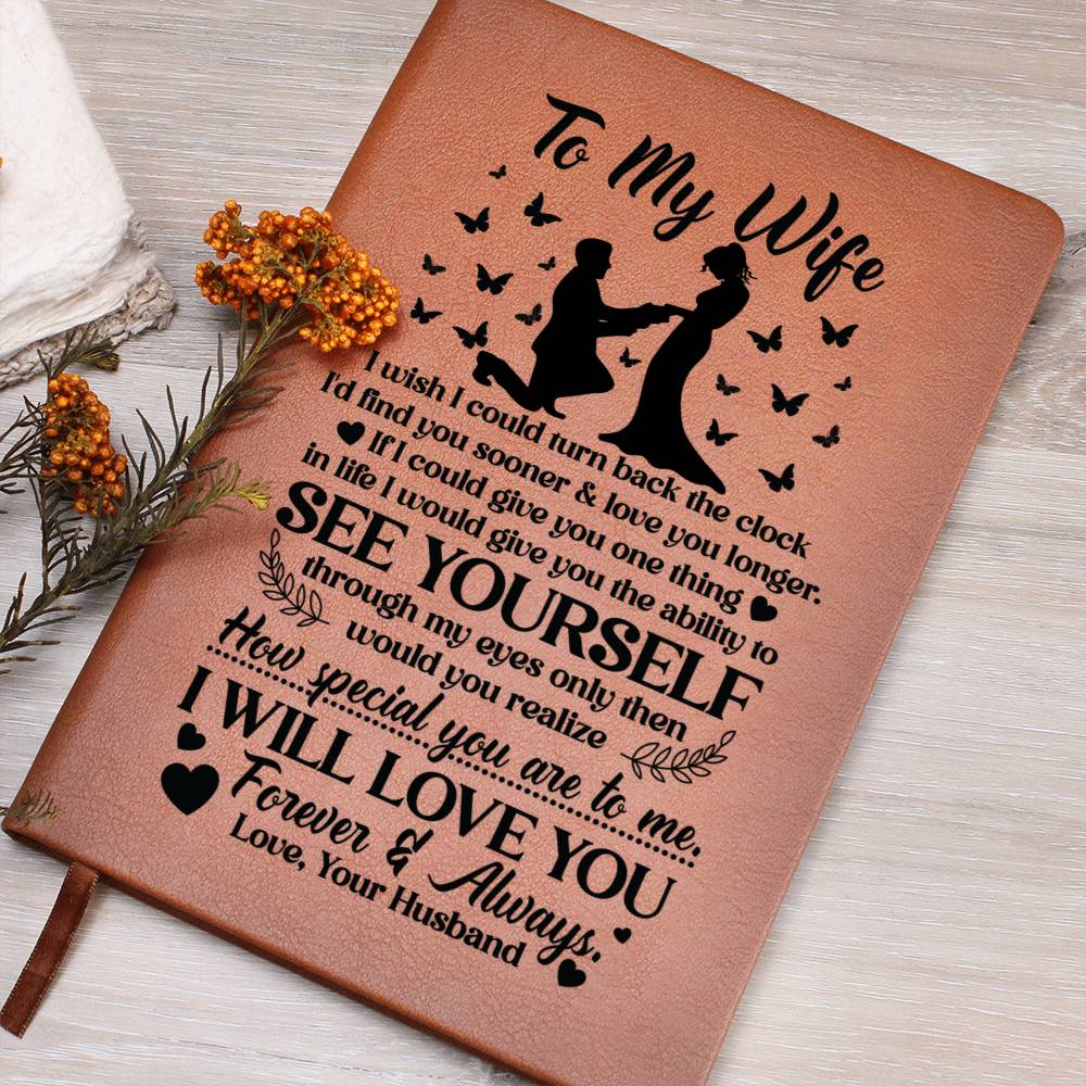 Personalized Journal - "For My Wife"