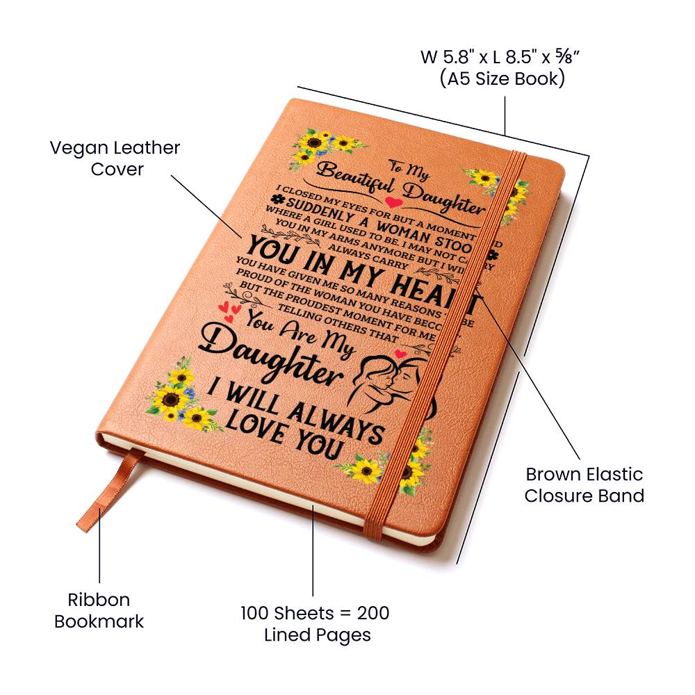 Personalized Journal "To My Daughter"