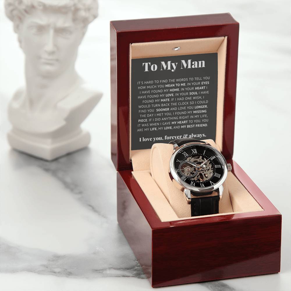 Men's Watch. To My Man, My Love, My Best Friend