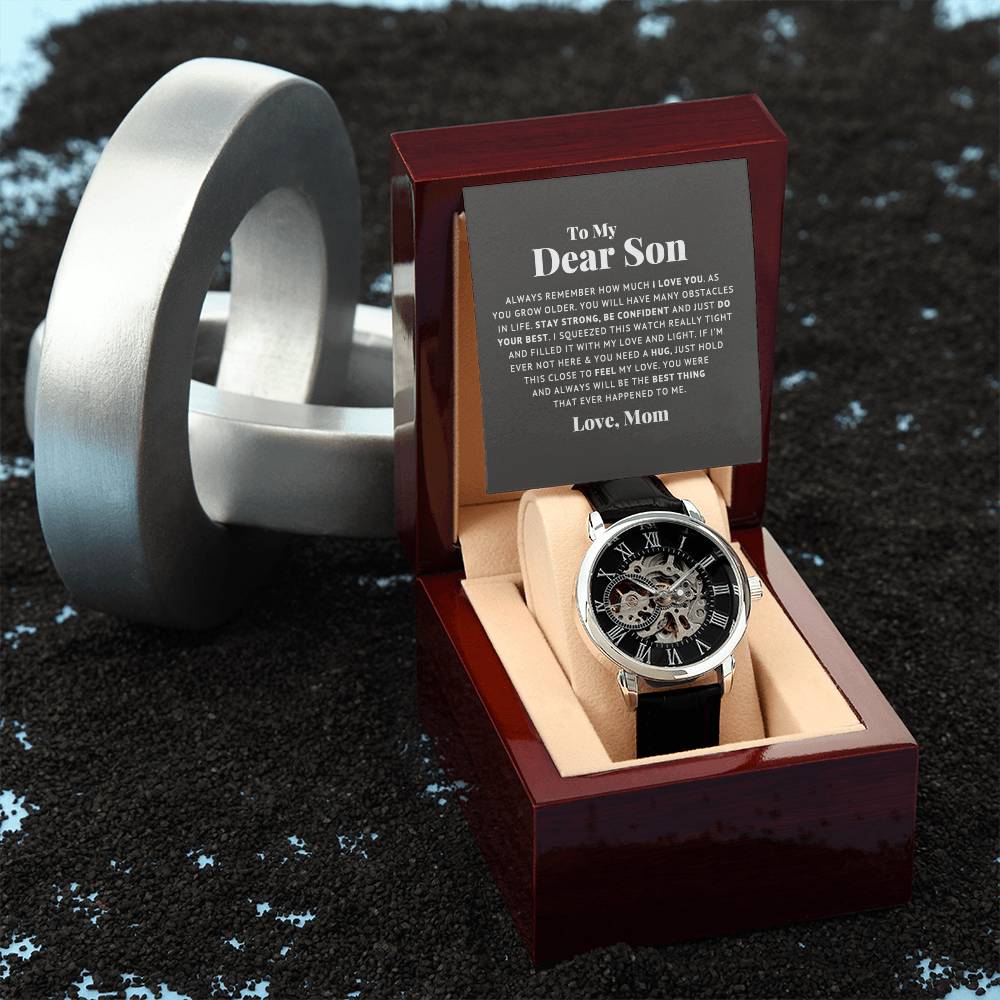 Watch. To My Dear Son. Always Remember I Love You