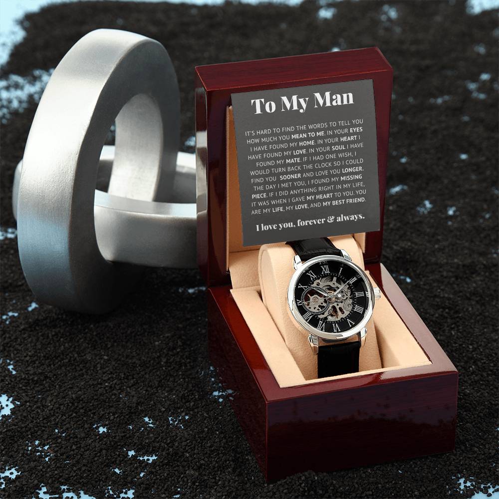 Men's Watch. To My Man, My Love, My Best Friend