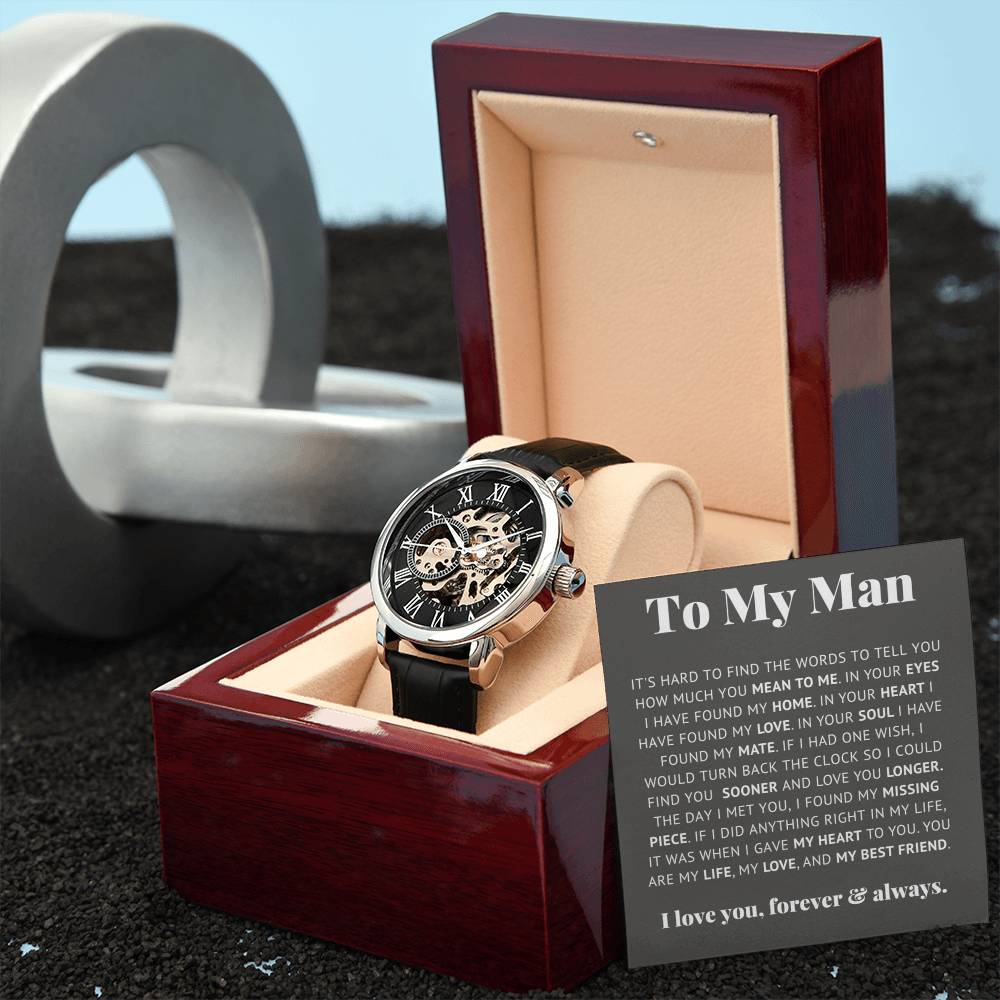 Men's Watch. To My Man, My Love, My Best Friend