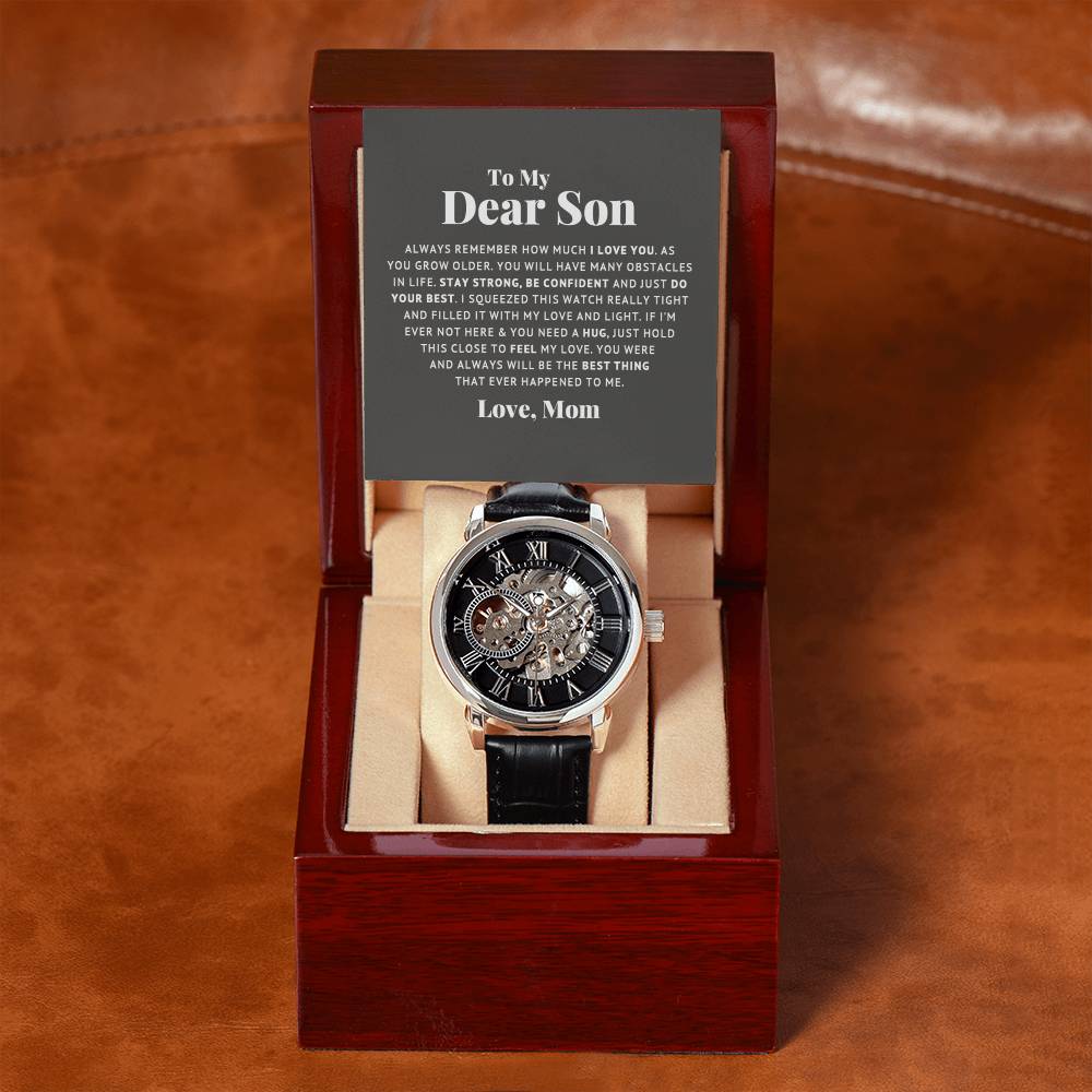 Watch. To My Dear Son. Always Remember I Love You