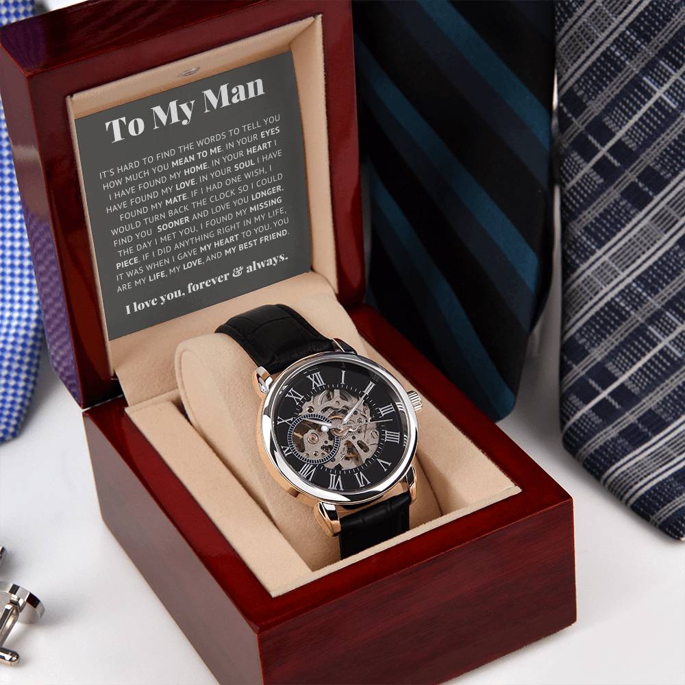 Men's Watch. To My Man, My Love, My Best Friend
