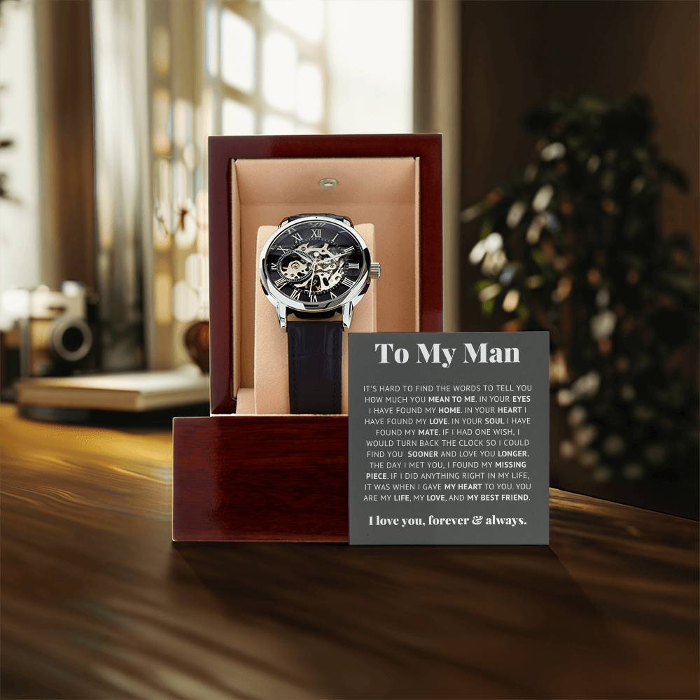 Men's Watch. To My Man, My Love, My Best Friend