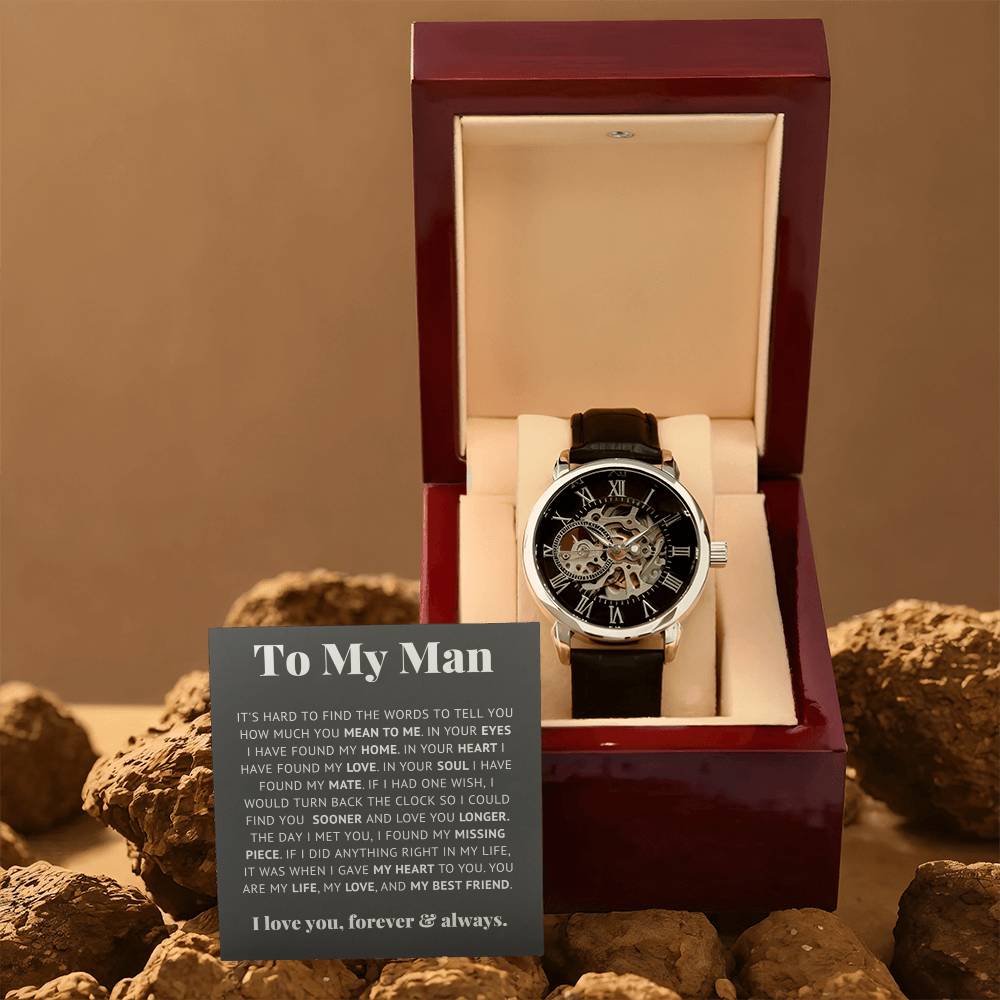 Men's Watch. To My Man, My Love, My Best Friend
