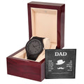 Wooden Watch. Dad's Love