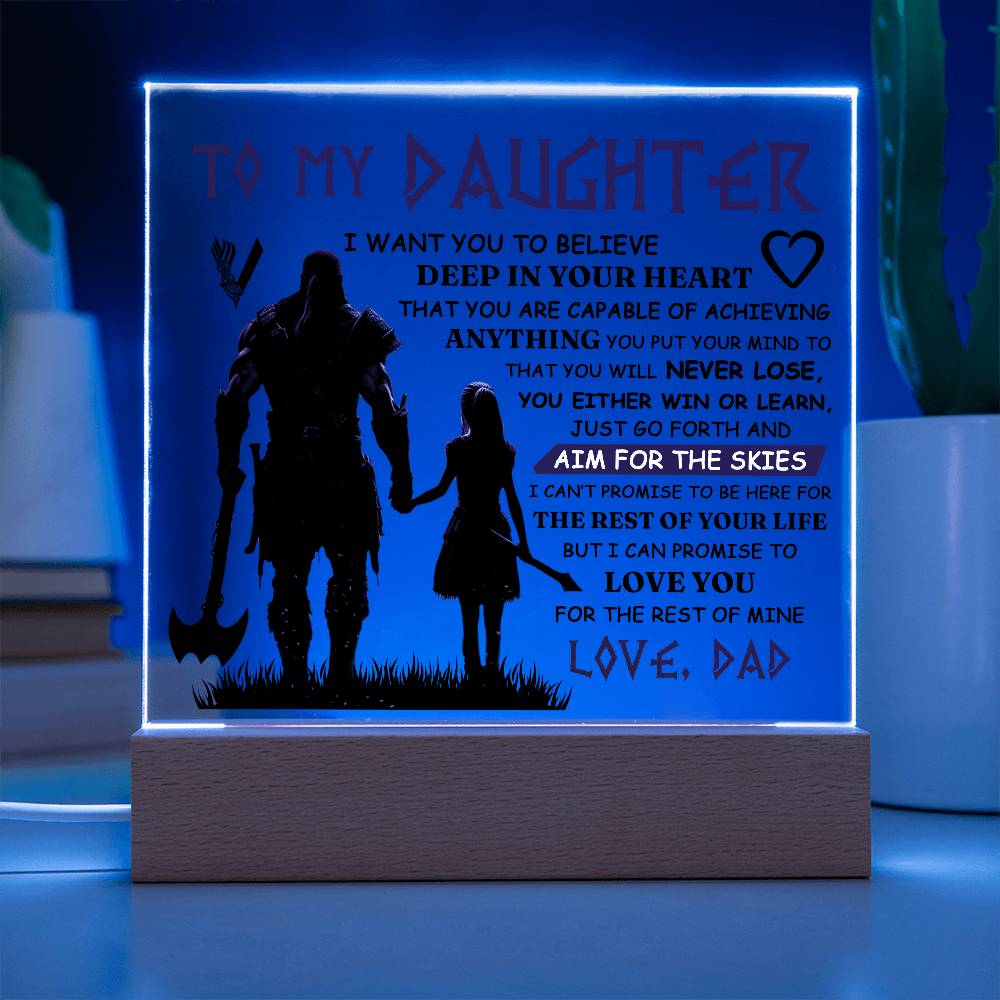 To My Daughter – Acrylic Square