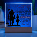 To My Daughter – Acrylic Square