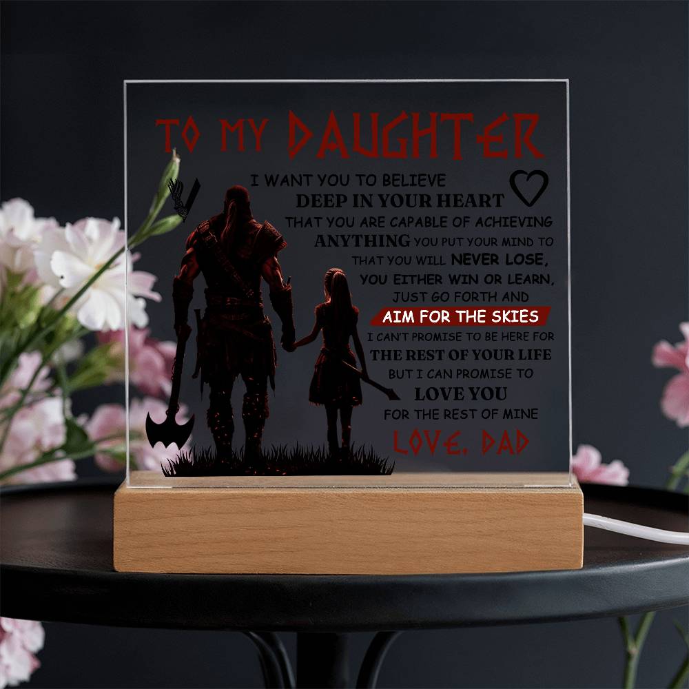 To My Daughter – Acrylic Square
