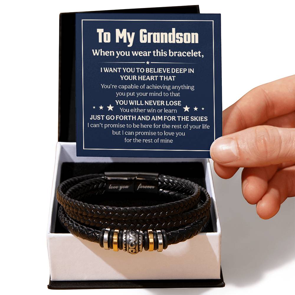 Bracelet - Grandson. Love You Forever