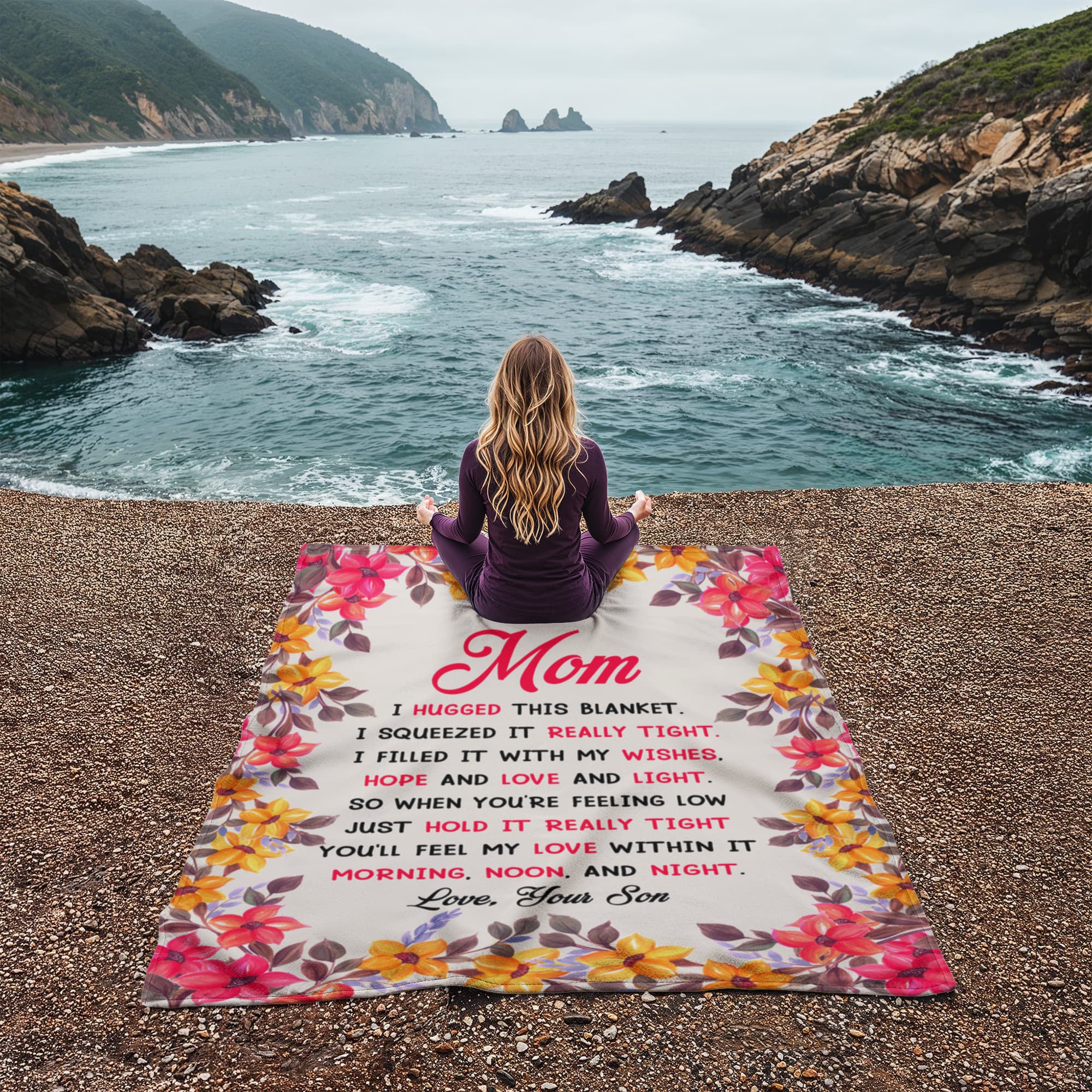 Mom GIFT – Coral Fleece Blanket