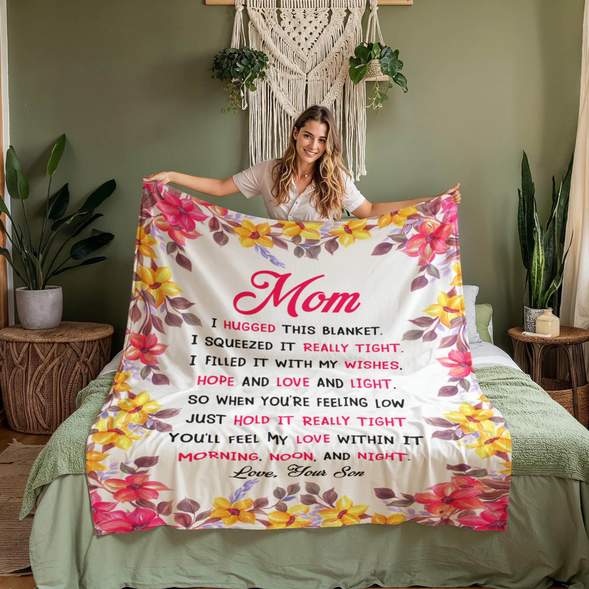 Mom GIFT – Coral Fleece Blanket