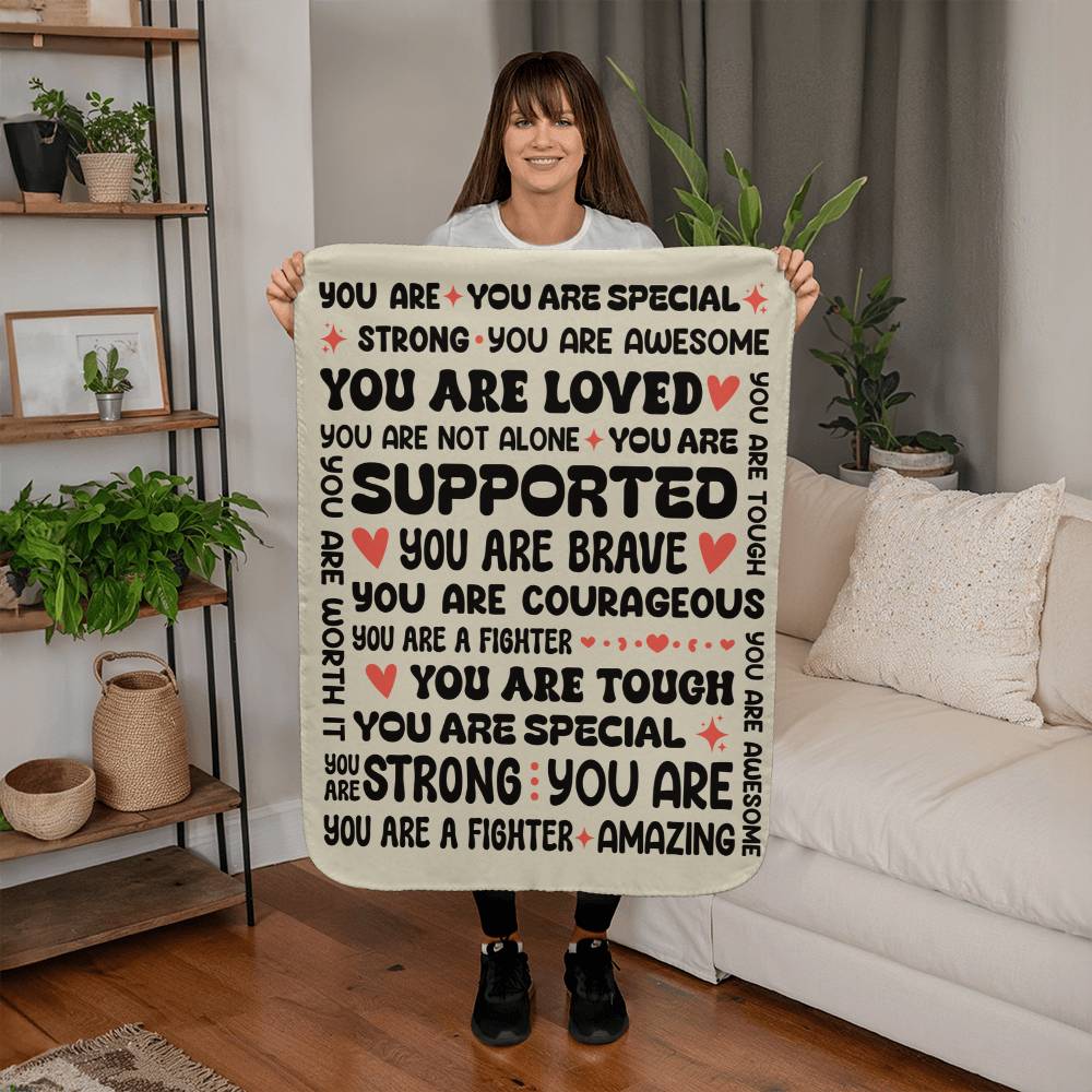 To My Daughter (From Mom) – Sherpa Fleece Blanket