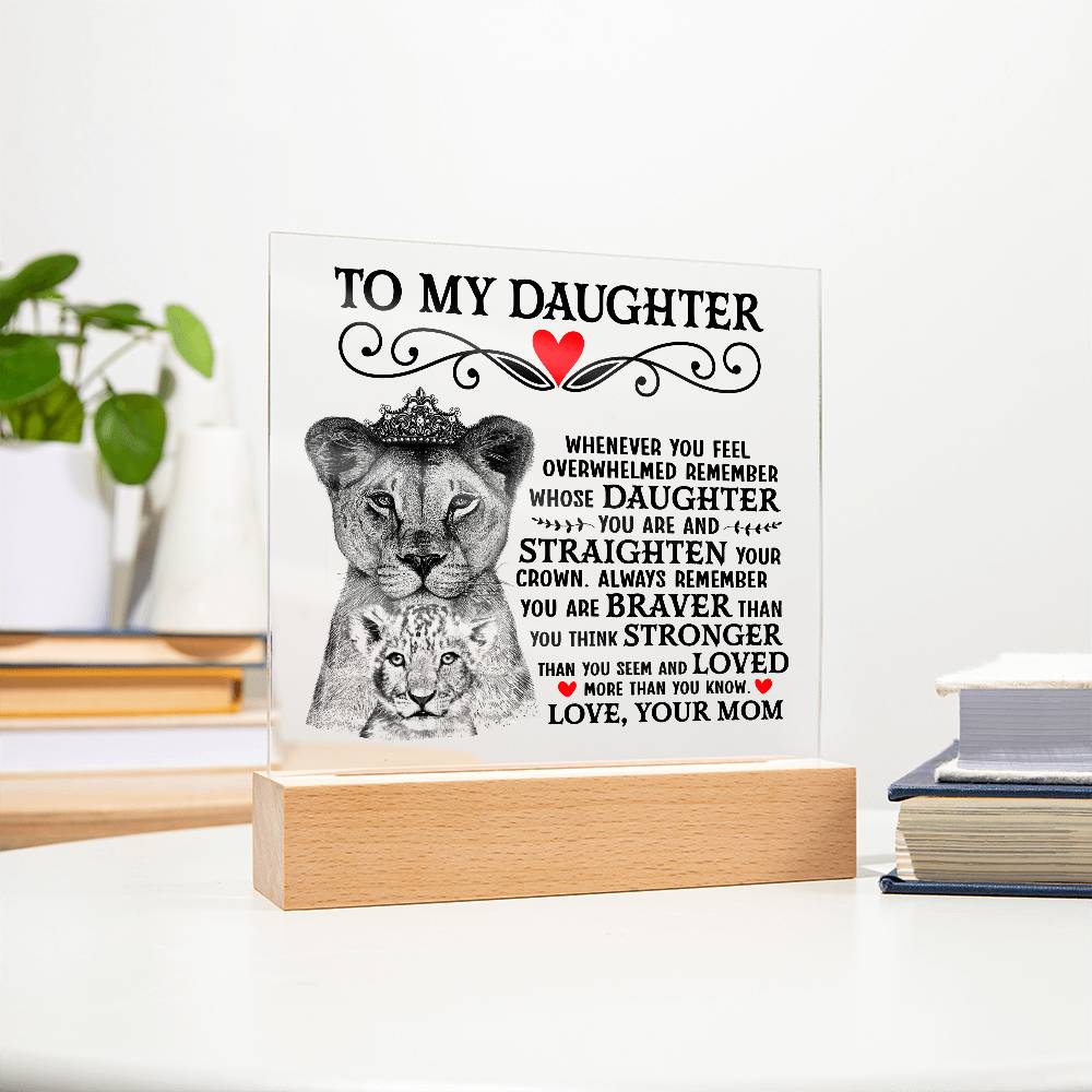 To My Daughter – Acrylic Square