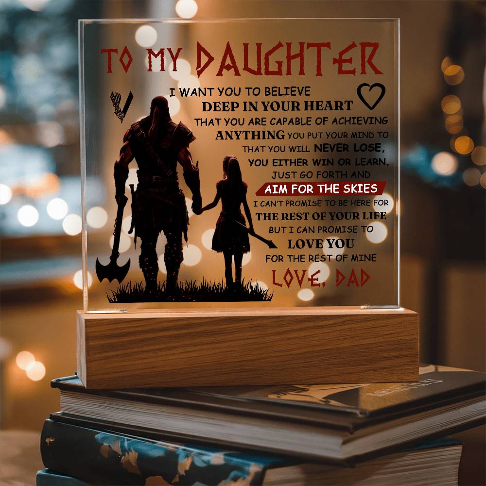 To My Daughter – Acrylic Square