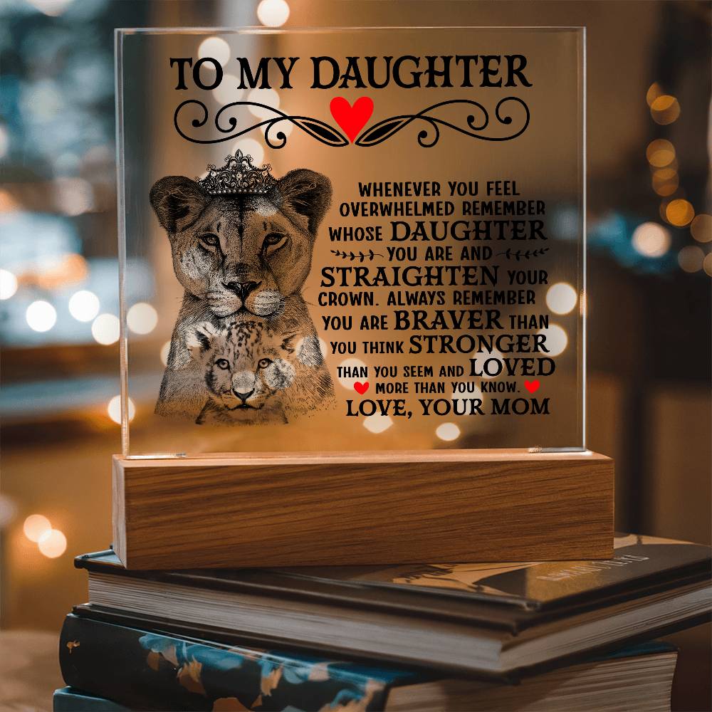 To My Daughter – Acrylic Square