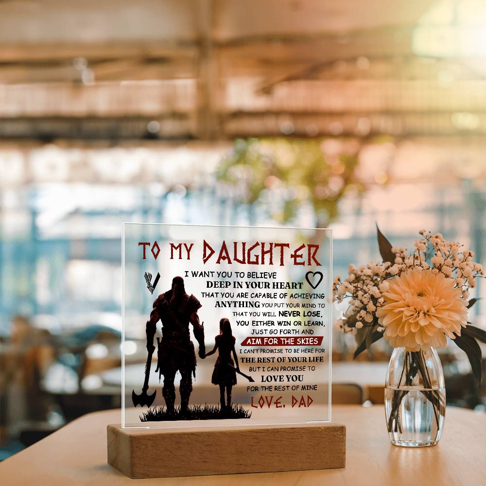 To My Daughter – Acrylic Square